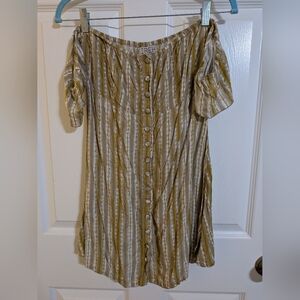 Yireh Flutter Sleeve Dress Size Small